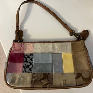 Vintage coach patchwork purse
